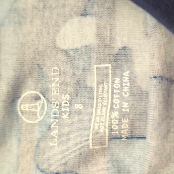 Lands' End pajamas - camo - size 8 - Picture 2 of 5